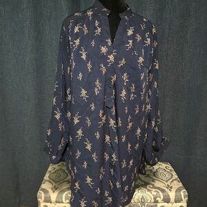 Fun 2 Fun Gold and Black Sailor Collar Boxy Blouse